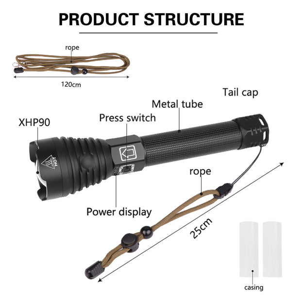 LINTERNA 20W USB 1C227